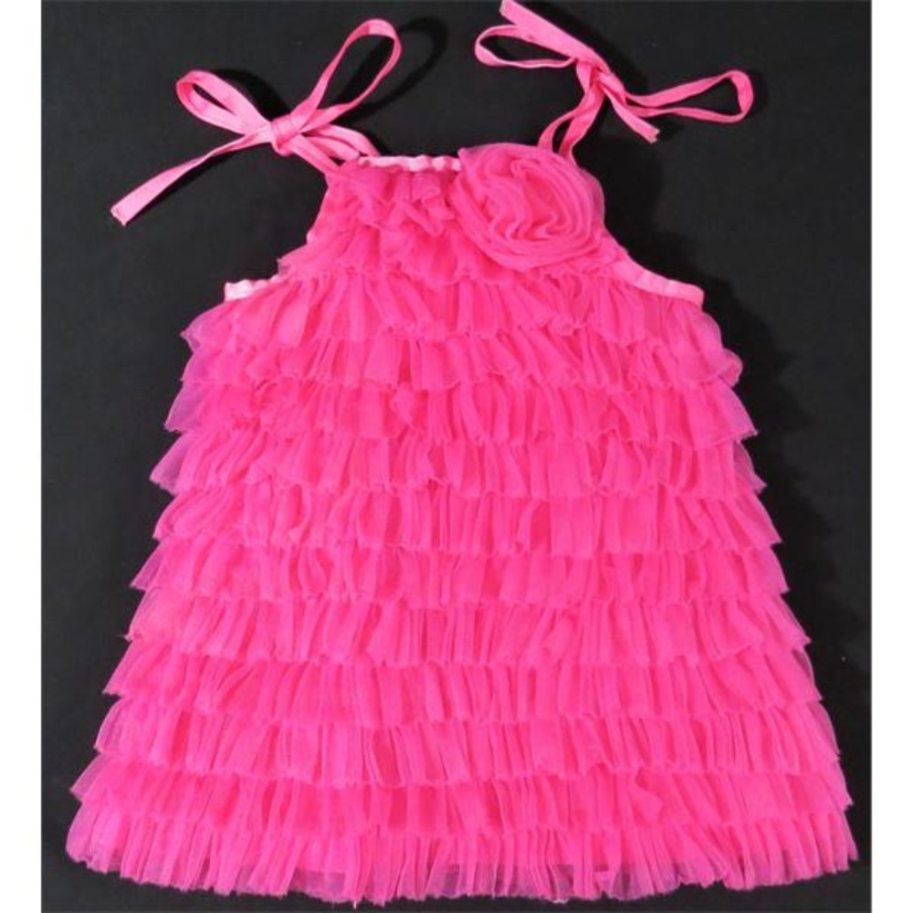Mud Pie Baby Girl 9-12 Months Summer Ruffled Top
